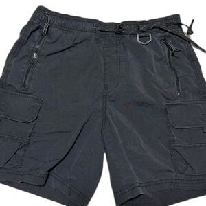 Aeropostale Men's Black and Grey Shorts